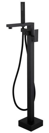 Смеситель ABBER Daheim AF8215B напольный для ванны, черный матовый