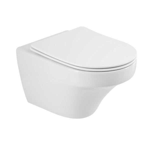 Сиденье дюропласт, soft close, металлическое крепление CZR-2316-SC