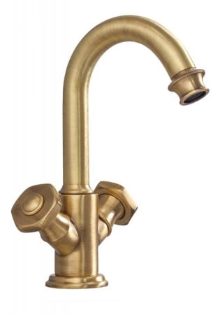 Смеситель CEZARES APHRODITE APHRODITE-LS2-02-M для раковины,бронза с донным клапаном