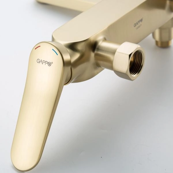 Смеситель GAPPO G3210-3 для ванны, золотой сатин