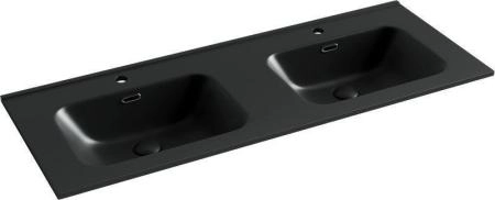 Умывальник накладной прямоугольный (цвет Черный Матовый) Element 1210*465*180мм