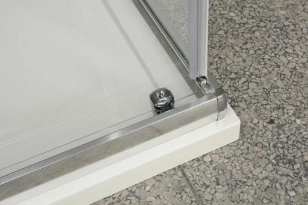 Душевой уголок BelBagno UNIQUE 110-125x100 прозрачное стекло 5 мм профиль хром UNIQUE-AH-1-110/125-100-C-Cr