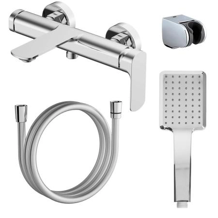 Смеситель для ванны Azario ASHER с ручным душем, хром (AZ-VNN238311C)