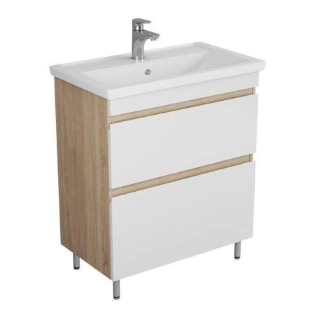 Тумба UNCORIA Арно 70 дуб сонома под умывальник Фостер