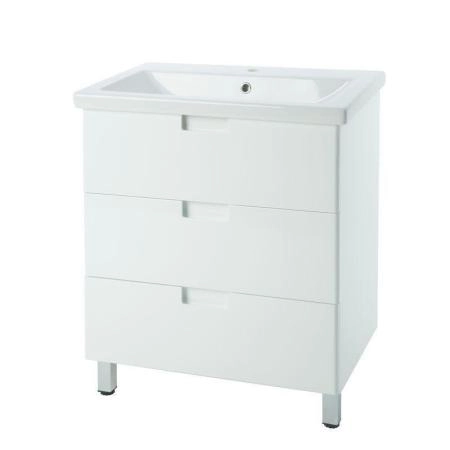 Тумба под раковину BELLEZZA Пегас-100 с 3 ящ. Белый