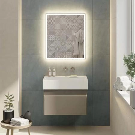 Тумба Kerama Marazzi LOGICA ЛОДЖИКА LOG.70.2\SAN подвесная 2 ящика 70 см, песчаный