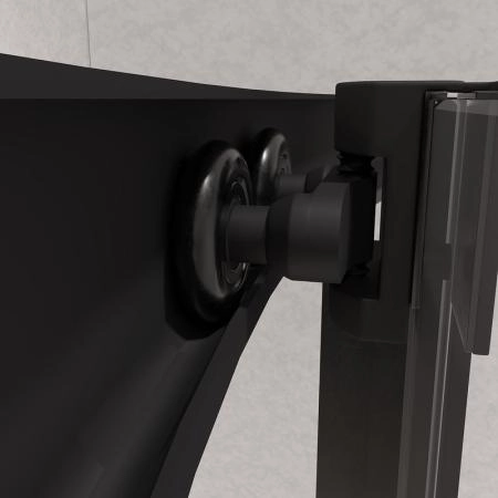 Душевой уголок RGW PA-51B Passage 100x100 Черный матовый прозрачное