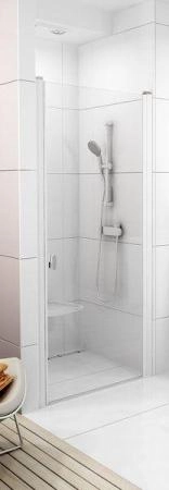 Душевая дверь Ravak Chrome CSD1-80 белый+стекло Transparent