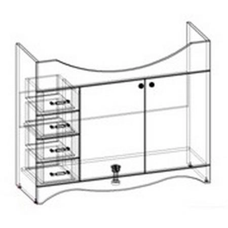 Тумба под раковину Corozo Классика 105