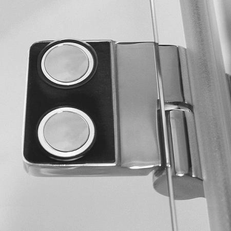 Шторка для ванной Roltechnik TZVL2/1000 двухсекционная складывающаяся 100 см левая