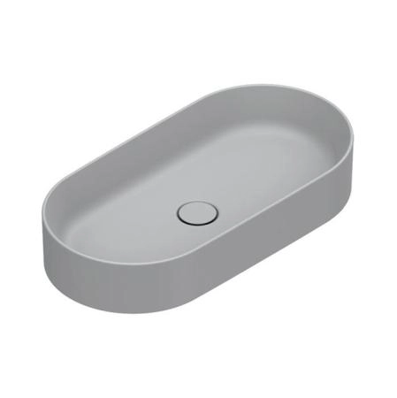 Catalano Zero Раковина 70х35см, накладная, без отв., без перелива, цвет: Cemento Satinato
