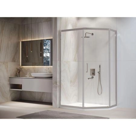 Душевой уголок RGW PA-86S Passage 120x90 Хром-Сатин прозрачное