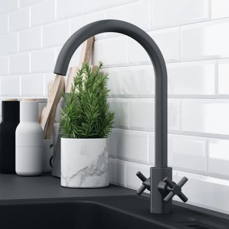 Смеситель для кухни RedBlu by Damixa Neo Classic 270000000 графит