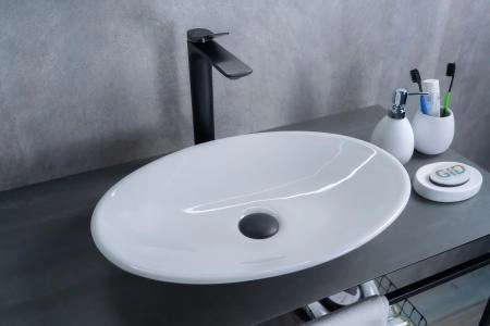Раковина Gid N9022 50x35 на столешницу белая