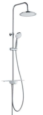 Душевая система ESKO ST1010shelf хром белый