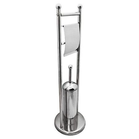 Ершик туалетный G-teq напольный на стойке, с держателем для ТБ (051)