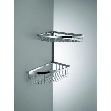 Полка Colombo Angolari B9609 24x24 угловая хром