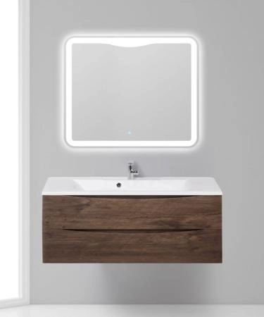 Тумба под раковину Belbagno MARINO Bianco Lucido подвесная 1200x450x500 MARINO-1200-2C-SO-BL-P