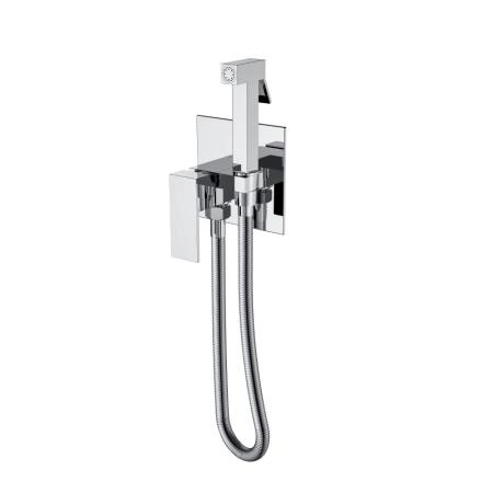 Смеситель гигиенический Boheme Qubic Chrome 477-CR