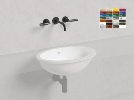 Раковина Salini MAREA 12 RAL S-Stone покраска RAL матовая 57x40 1101209MF встраиваемая
