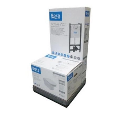 Унитаз с инсталляцией Roca Dama Senso 893104090 сиденье микролифт