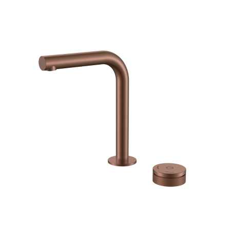 Смеситель автоматический для раковины на 2 отв. Boheme TECH Brushed Bronze 158-BRB