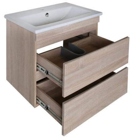 Тумба ASB-Mebel Лира 60 Дуб Сонома подвесная под умывальник Элина 60