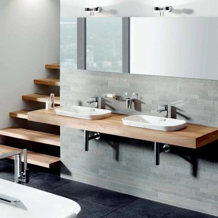 TOTO NEOREST Раковина 596x397x173(50) мм, полувстраив, без отв. под смеситель, с переливом,с декорат керамической накладкой, CeFiONtect цвет:бел