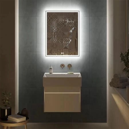 Зеркало Kerama Marazzi TECNO ТЕКНО TE.mi.60 c LED 60 с подсветкой, с функцией антизапотевание, белое глянцевое