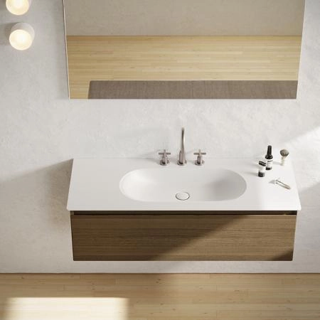 Catalano Sfera Раковина консоль 125x50см, с 1 отв., цвет: белый матовый