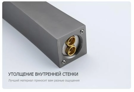 Смеситель Gappo G1007-89 для раковины высокий оружейная сталь