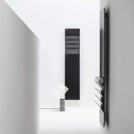 Antrax Flaps Полотенцесушитель электрический 35x171H см, 500ВТ, цвет: черный матовый