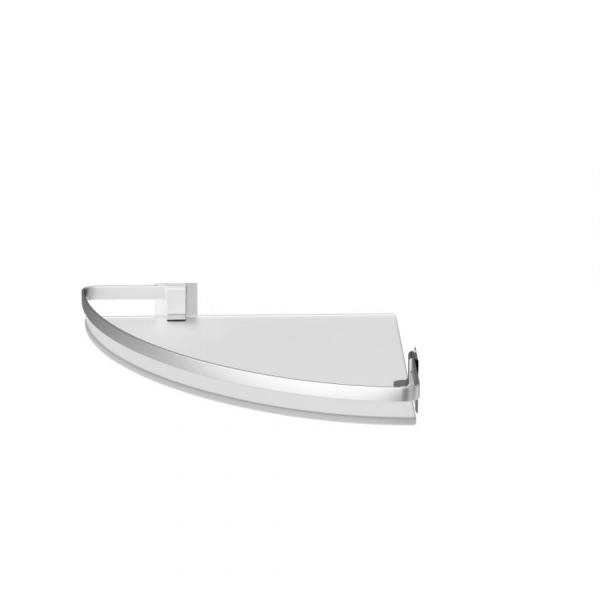 Стеклянная полка угловая AM.PM Sense L A7456100 серебристый 34 см