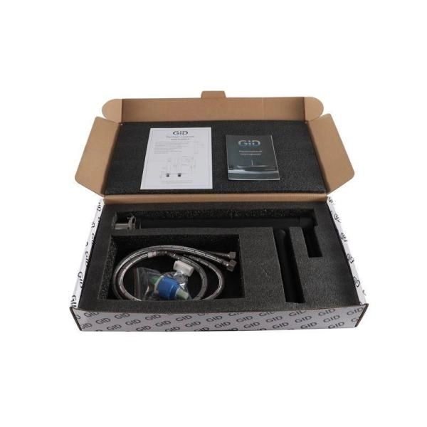 Смеситель Gid Berlin SS080-BM-D для раковины Черный матовый