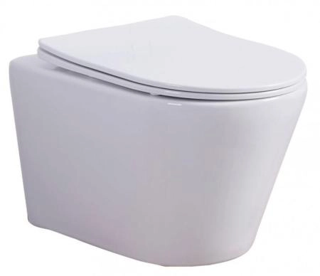 Унитаз Esbano CLAVEL (White) подвесной безободковый микролифт