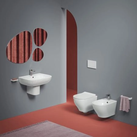 Artceram TEN 4.0 Биде подвесное 36х52, с 1 отв под смеситель, с креплениями, цвет белый