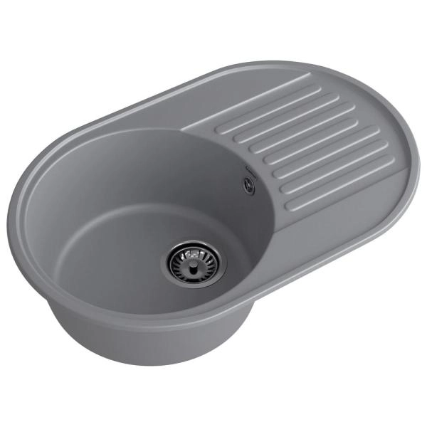 Кухонная мойка GranFest QUARZ 18, темно-серый