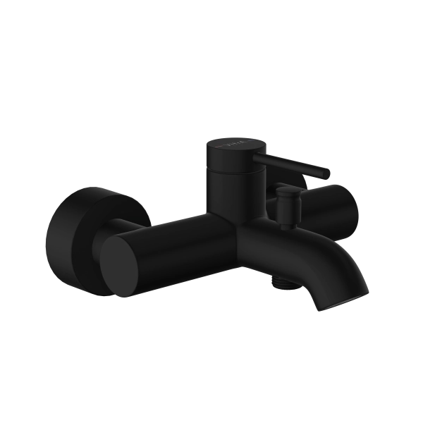 Смеситель VitrA Minimax Round  A4354836EXP настенный однорычажный матовый черный латунь