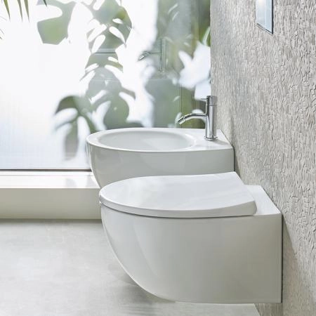 Catalano Italy Унитаз подвесной 52х37см., безободковый, смыв Tornado, покрытие Cataglaze+, цвет: белый глянцевый