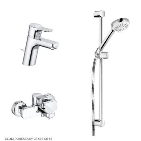 Комплект для ванны KLUDI PURE&EASY 376850565 3 в 1