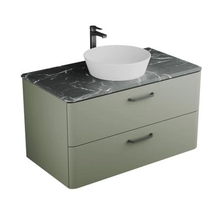 Тумба Veneciana TIBR 100 под умывальник со столешницей олива