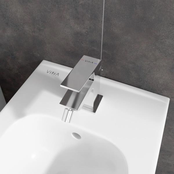 Смеситель VitrA Minimax Square  A43726EXP однорычажный хром латунь