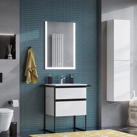 Roca Domi Тумба подвесная 60x45x51см, с 2 ящиками, цвет: белый