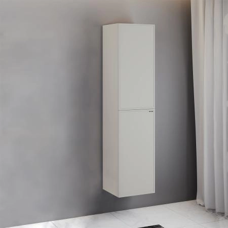 Шкаф-колонна Comforty Мадрид-40 00-00017855 серый шёлк
