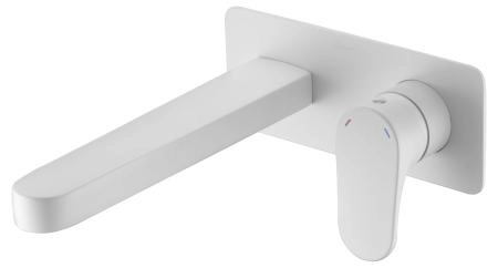 Смеситель для умывальника Boheme из стены SPECTRE Matt White 455-MW