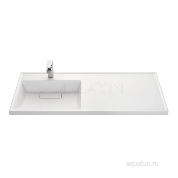 Раковина AQUATON Лондри 1200 белая левая 1A72843KLH01L