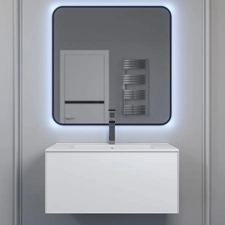 Тумба под раковину для ванной Uperwood Parma Premium подвесная 75 см, белая