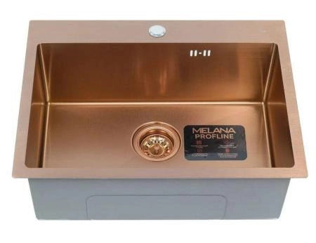 Мойка D6045HC MELANA ProfLine 3,0/220 БРОНЗА врезная прямоугольная D6045HC