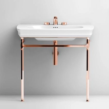 Artceram Civitas Металическая структура Quadra 76х44хh80,5см, напольная, цвет: розовое золото