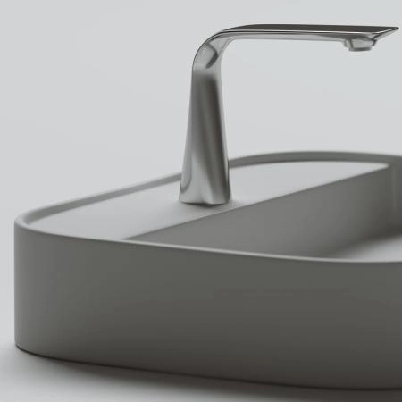 Умывальник чаша накладная прямоугольная Element 550x450x110мм